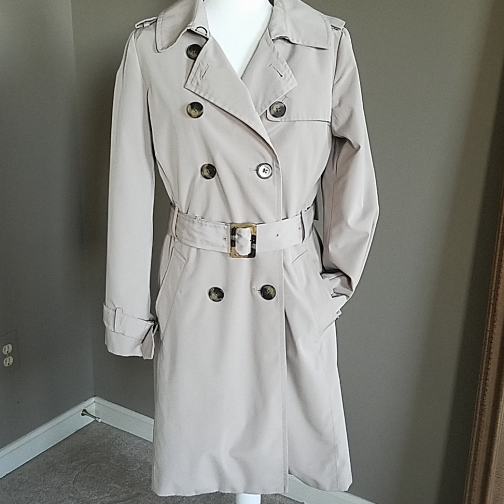 London Fog double breasted trench coat